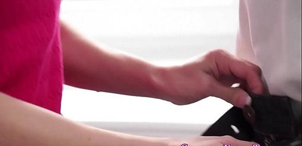 Blonde teen rides pensioners bbc